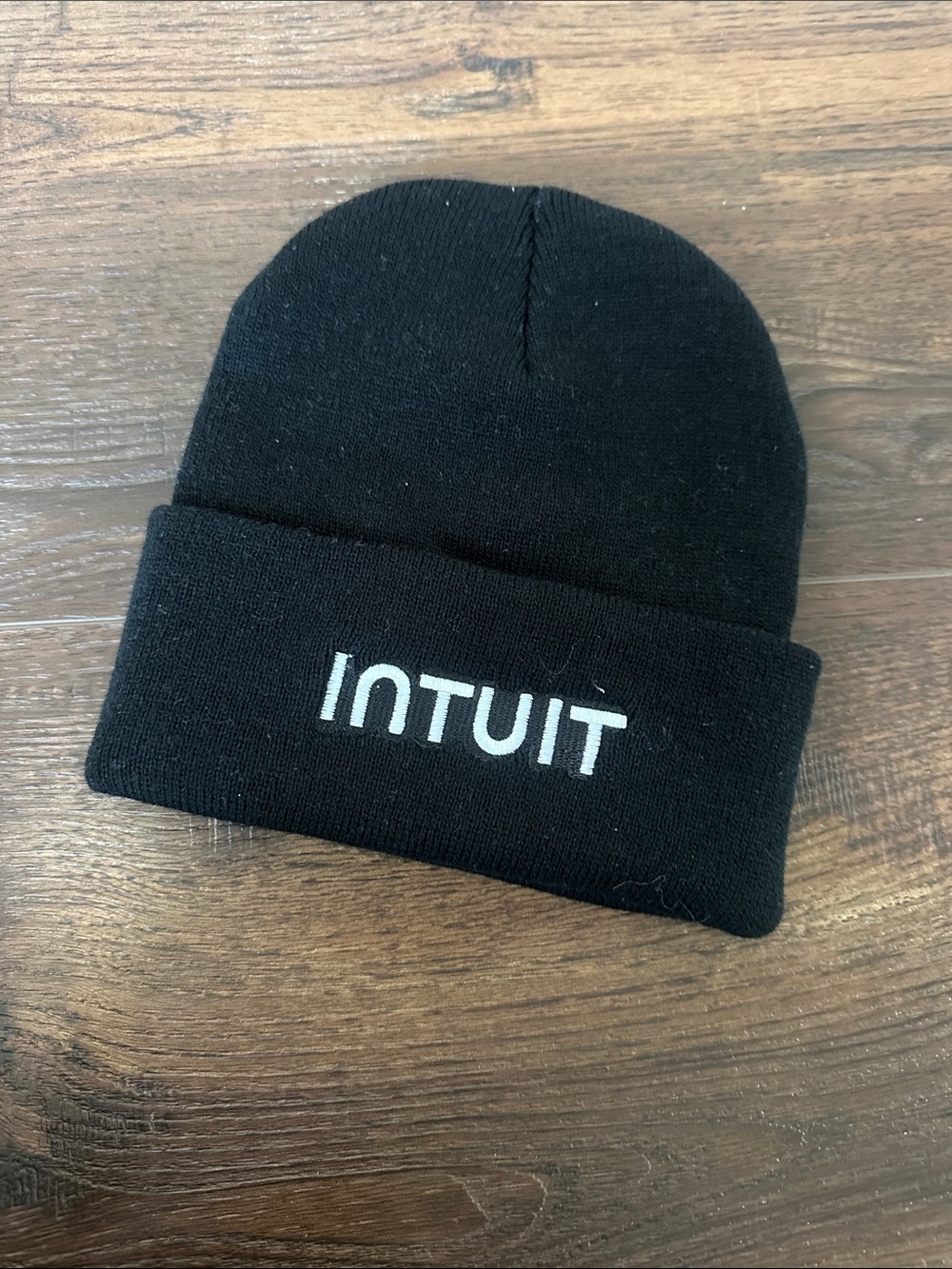 Black Logo Beanie Hat